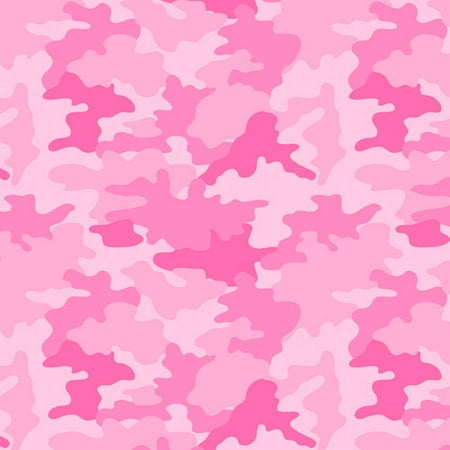 Bright Camo Pink Anti-Pill Polyester Fleece Fabric by the Yard, 60 ...