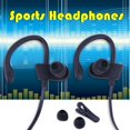 thumbnail image 1 of Audífonos estéreo inalámbricos universales compatibles con Bluetooth para deportes (negro), 1 of 9