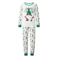 thumbnail image 2 of KelaJuan Christmas Family Pajamas Matching Set Santa Claus Print Long Sleeve Tops and Pants Sleepwear Soft Nightwear, 2 of 7