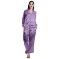 thumbnail image 5 of Moomaya Womens Pj Lounge Sets Long Sleeve Button Notch Collar Sleepwear, 5 of 6