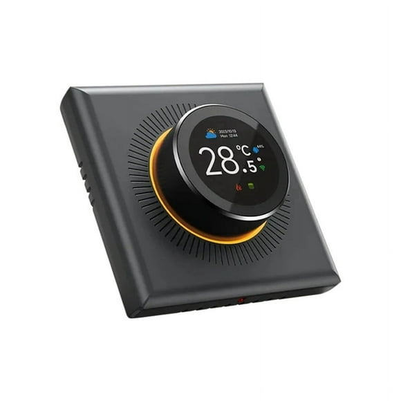 Termostato Inteligente con Perilla WiFi para Calefacción por Suelo Radiante, Caldera de Gas y Agua, Controlador de Temperatura Programable para Habitación del Hogar GA