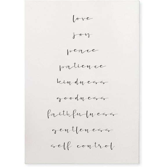 Fruit Of The Spirit Wood Sign 12x18