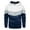 White, variant on YUELONGHU Men Casual Xxxxxl Sweatshirts & Hoodies Graphic Hoodies for Men Mens Casual Hoodie Patchwork Color Hoodie Jacket Autumn and Winter Street Casual Sports Loose Hoodie