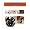 thumbnail image 2 of Reloj de pared moderno Yashi 12 pulgadas color de la foto metal para dormitorio oficina cocina, 2 of 5
