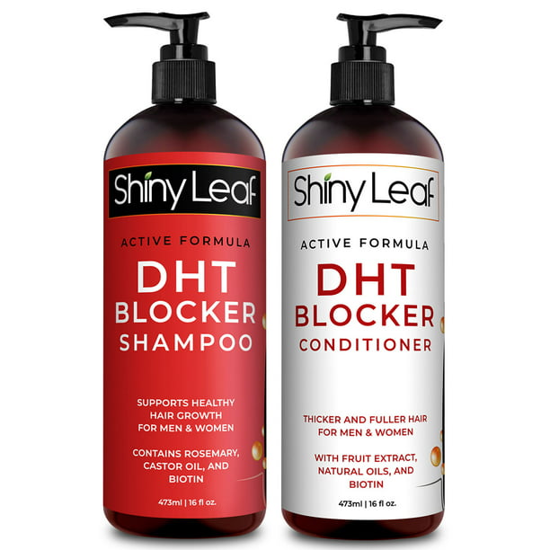 Dht Blocker Shampoo And Conditioner For Hair Loss With Biotin For Men Women Anti Hair Loss