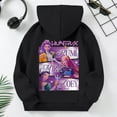 thumbnail image 4 of Girls Hoodies & Sweatshirts 's Hoodie Long Sleeve Soft Sweatshirt Graphic Hoody Cute Pullovers Top Clothes Black,110, 4 of 7