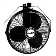 Air King 18 Inch 1/6 HP Industrial Grade 3 Blade Wall Mounted Fan, 9518 (3 Pack)