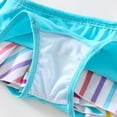 thumbnail image 4 of Girls Two Piece Bikini Set with Floral Print and Ruffled Skirt for Beach Swimming, 4 of 6