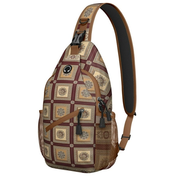 Rustic Home Decor Inspired Shoulder Backpack Lightweight Sling Bag for Women Artistic & Comfortable