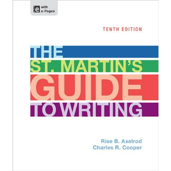Pre-Owned The St. Martin's Guide to Writing, 9781457604423, 1457604426, Hardcover, Tenth edition