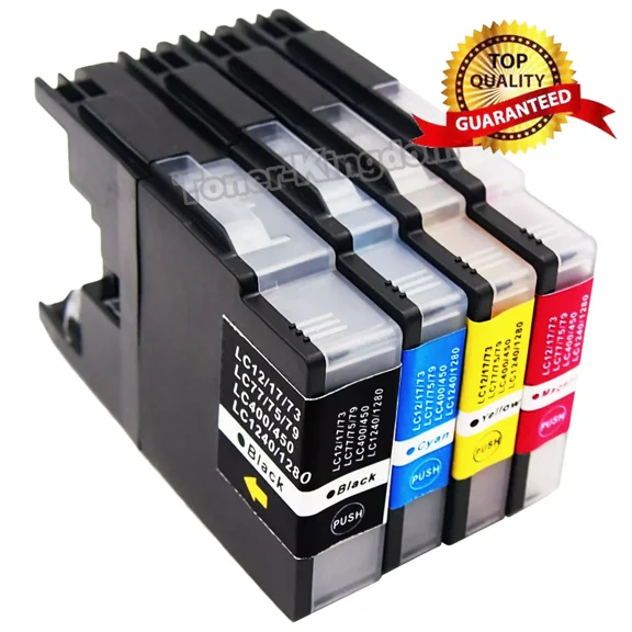 4 LC71 LC75 Ink Cartridges For Brother MFC-J430w MFC-J825DW MFC-J425W Combo Set