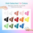thumbnail image 2 of Kit de inicio en gel de uñas Poly ROSALIND con 14 colores y 75 accesorios, 2 of 9