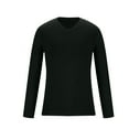 thumbnail image 2 of APEXFWDT Men's V Neck Sweater Slim Fit Lightweight Sweatshirts Knitted Pullover for Casual Or Dressy Wear Long Sleeve Top Lightweight Undershirts, 2 of 5