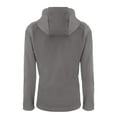 thumbnail image 3 of Women's Cutter & Buck  Gray Cleveland Browns Evoke Eco Softshell Recycled Full-Zip Hoodie Jacket, 3 of 3