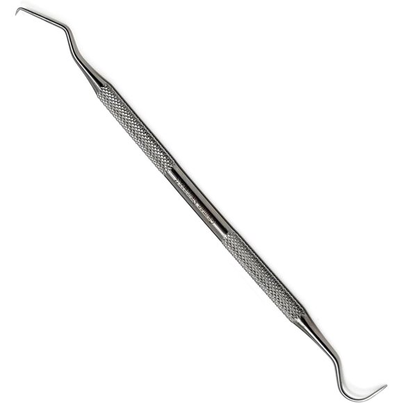Professional Dental Tartar Scraper Tool Oral Picks to Remove Calculus from Teeth, Plaque Remover, Tooth Scraper for Oral Hygiene Care Made of Stainless Steel (EXP #23/17A)