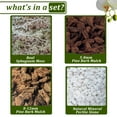 thumbnail image 2 of Orchid Potting Mix Orchid Soil with Sphagnum Moss Pine Bark Mulch Perlite Stone for Plants Orchid Mix Potting Soil for Indoor Container Gardening, 2 of 8