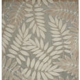 thumbnail image 3 of 10' X 13' Natural Floral Non Skid Indoor Outdoor Area Rug, 3 of 5