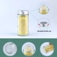 thumbnail image 3 of Glass Spice Jars, Empty Spice Bottles with Shaker Lids and Airtight Metal Caps Condiment Pots, Salt & Pepper Shaker Container Fits in Home,Kitchen,Barbecue, 3 of 5