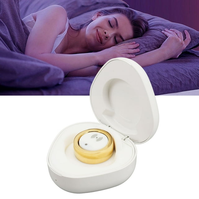 Smart Ring Health Tracker, Step Counter IP68 Waterproof Sleep Monitoring Ring with APP Charging Case for Men and Women Gold, Aluminum Alloy Design for IOS and Devices