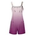 thumbnail image 4 of Riforla Rompers for Women 2024 Summer Short Jumpsuits Overalls Dressy Casual Sleeveless Boho Suspenders Jumpsuit with Pocket _002 XXXL, 4 of 5