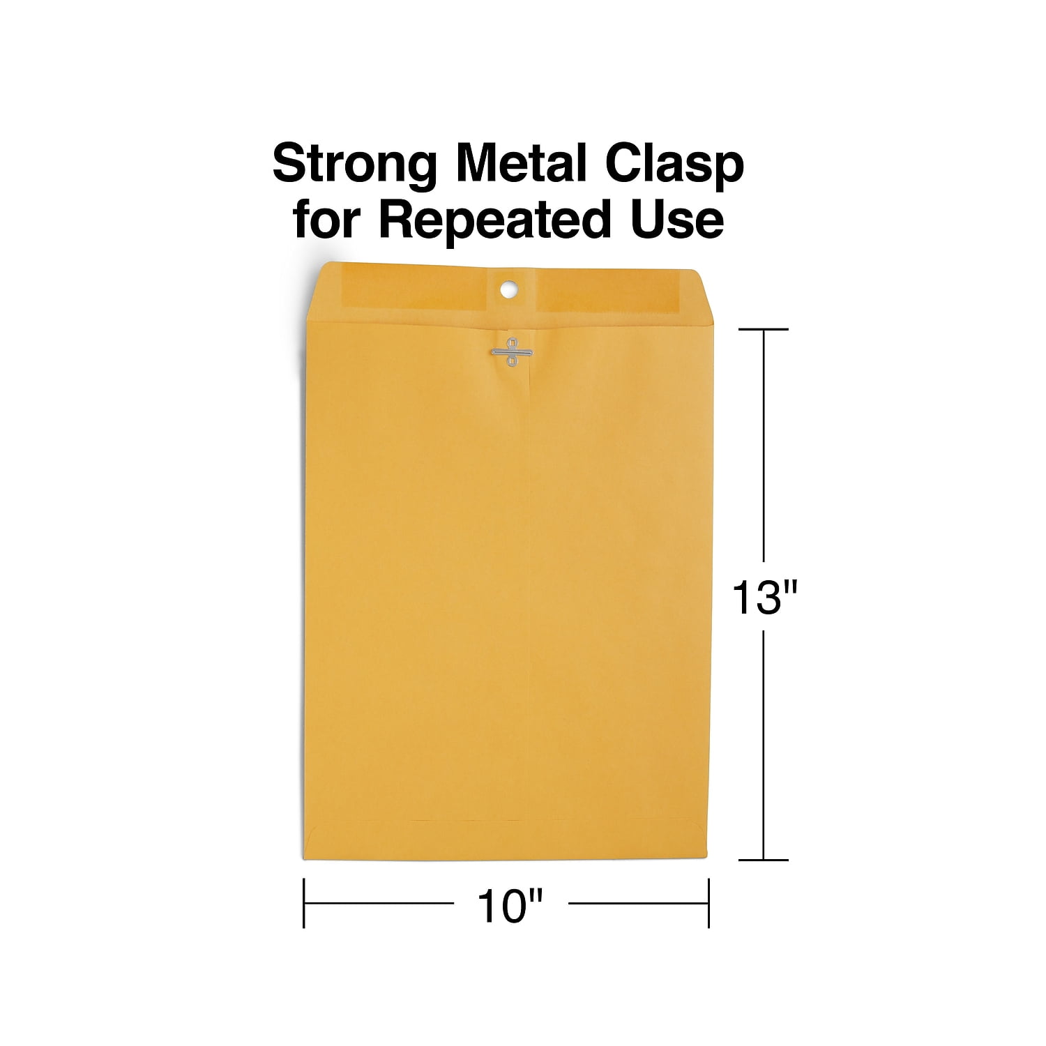 MyOfficeInnovations Clasp & Moistenable Glue Catalog Envelopes 10