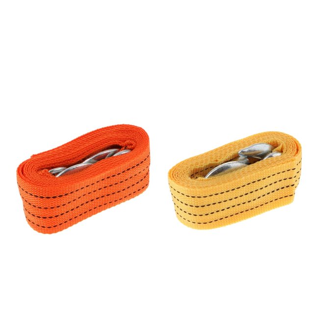 2 X Correa De Remolque De Poliéster De Para Trabajo 2x118 Pulgada Gancho De Acero De Cuerda De Remolque 10,000LB Macarena Cuerda de remolque