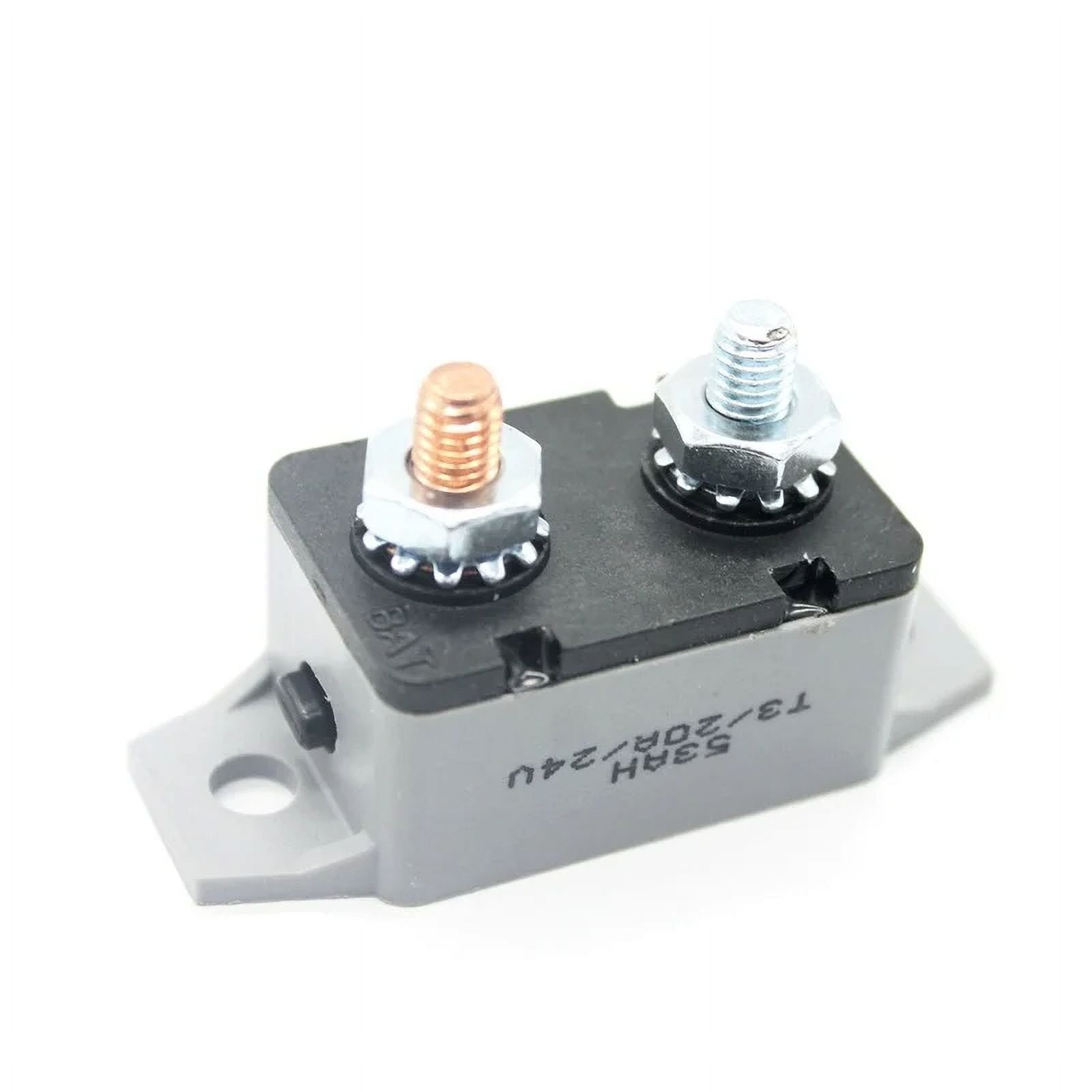 25 Amp Manual Reset Circuit Breaker Fuses - 12 Pack, 12V-28V For Car, Boat, RV, Truck
