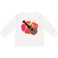 thumbnail image 3 of Inktastic Ukulele Hawaiian Music Gift Girls Long Sleeve Toddler T-Shirt, 3 of 5