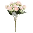 thumbnail image 4 of GROWTH TANK 10 Têtes Camélia Artificiel pour Table de Mariage Rose Clair, 4 of 9