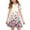 #A16-Light pink, variant on XADYUY Summer Dress for Girls 14-16 Casual A-Line Short Sleeve Midi Dress Geometry Crew Neck Sundresses Holiday Swing Skirt with Pockets,12-13Years,Brown