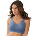 thumbnail image 3 of Bali Comfort Revolution® ComfortFlex Fit® Wirefree Bra Timeless Purple Retro XL Women's, 3 of 5