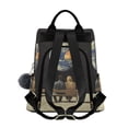 thumbnail image 2 of FORMRS Women's Travel Backpack Purse Anti-Theft Hidden Pockets Casual Shoulder Bag, Sitting on The Moon, 2 of 7