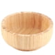 thumbnail image 1 of Cuenco redondo de bambú para ensalada, de madera natural, para aperitivos y frutas., 1 of 13