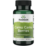 Swanson Wildcrafted Camu Camu Berries 500 mg 60 Capsules