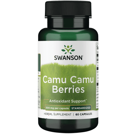 Swanson Wildcrafted Camu Camu Berries 500 mg 60 Capsules