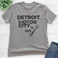 thumbnail image 2 of Kids Detroit Motor City T-shirt, Youth Kids Boy Girl T-Shirt, Detroit Shirt, Michigan Shirt, Dark Heather Gray, Medium, 2 of 4