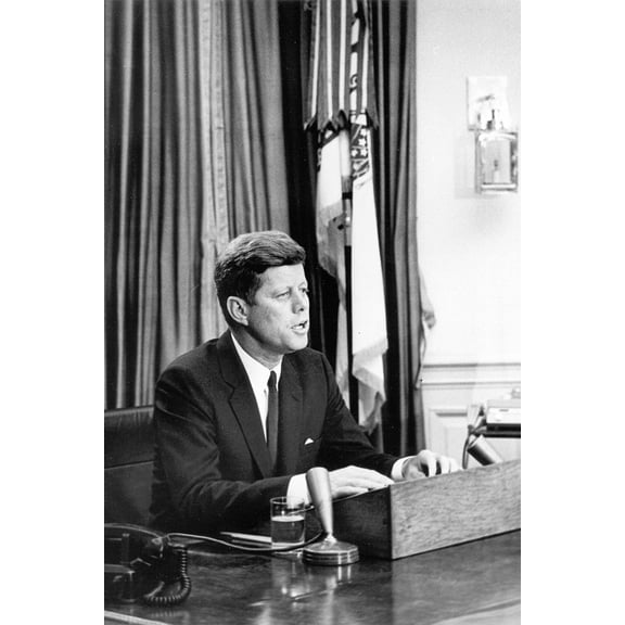 24x36 gallery poster, President John F. Kennedy's Report to the American People on Civil Rights, June 11, 1963