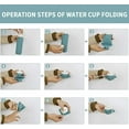 thumbnail image 4 of Collapsible Water Bottle Leakproof Valve Reuseable BPA Free Silicone Foldable Wa, 4 of 5