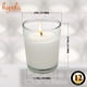 thumbnail image 3 of Velas votivas Hyoola, blancas, en cristal, 12 unidades, 12 horas de combustión, 3 of 7
