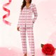 thumbnail image 2 of RKSTN St Patrick's Day Pajamas Set for Women Oversized Crewneck St Paddy's Day Lucky Shamrock Printed Loungewear Matching Sets Womens Casual Plus Size Loose Fits T Shirts and Pjs Pants 2 Piece Set, 2 of 8