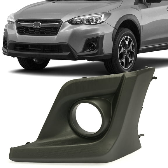 Kojem Driver Side Left Fog Light Bezel for 2018 2019 2020 Subaru Crosstrek Replacement for 57731FL092 57731FL071 SU1038114 Driving Lamp Trim Cover w/ Hole