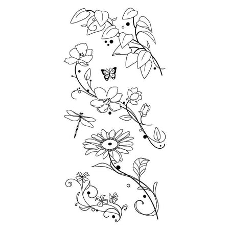 Beauty Stems - Beauty Stems From Here Clear Stamps, Self clinging and repositionable - can be used over and over again for versatile stamping By Inkadinkado