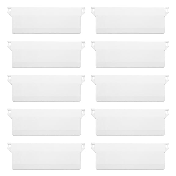 10Pack Vertical Blind Weights 140mm Plastic Vertical Blind Bottom Weights Plates Accessories Curtains Replacement Bottom Slats for Home and Office