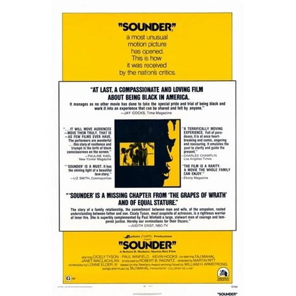 Posterazzi MOV232889 Sounder Movie Poster - 11 x 17 in.