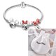 thumbnail image 1 of Pulsera Pandora Con Charms De Plata 925 De Cadena De 19cm Encantos Con Bolsa De Terciopelo, 1 of 4