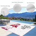 thumbnail image 3 of Valentine's Day Outdoor Rug for Patio/Deck/Porch, Non-Slip Large Area Rug 5 x 8 Ft, Red Flamingos Roses Love Romance White Indoor Outdoor Rugs Washable Area Rugs, Reversible Camping Rug Carpet Runner, 3 of 8