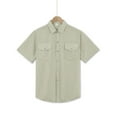 thumbnail image 5 of Mens Hawaiian Shirt, Short Sleeves Floral Button Down Beach Shirts Lapel Tops Slim Fit Breathable Tees Button Down Tops, 5 of 6