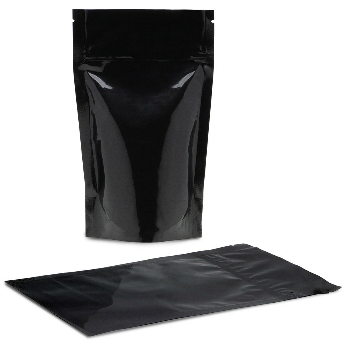 Matte Black Child Resistant Pouch Bags 12 x 4 x 9 100 pack CRP129MB