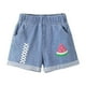 thumbnail image 1 of Odeerbi 3-13 Años Niñas Verano Pantalones Cortos de Denim Impresión Linda Jean Pantalones Cortos Casuales Cómodos Respirables, 1 of 3