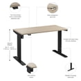 thumbnail image 6 of Move 40 Series 48W Adjustable Standing Desk in Natural Elm - Engineered Wood, 6 of 7